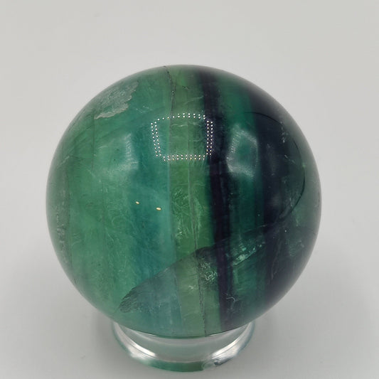 Esfera de fluorita multicolor