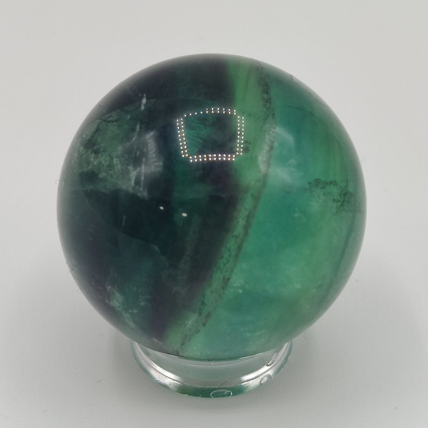 Esfera de fluorita multicolor