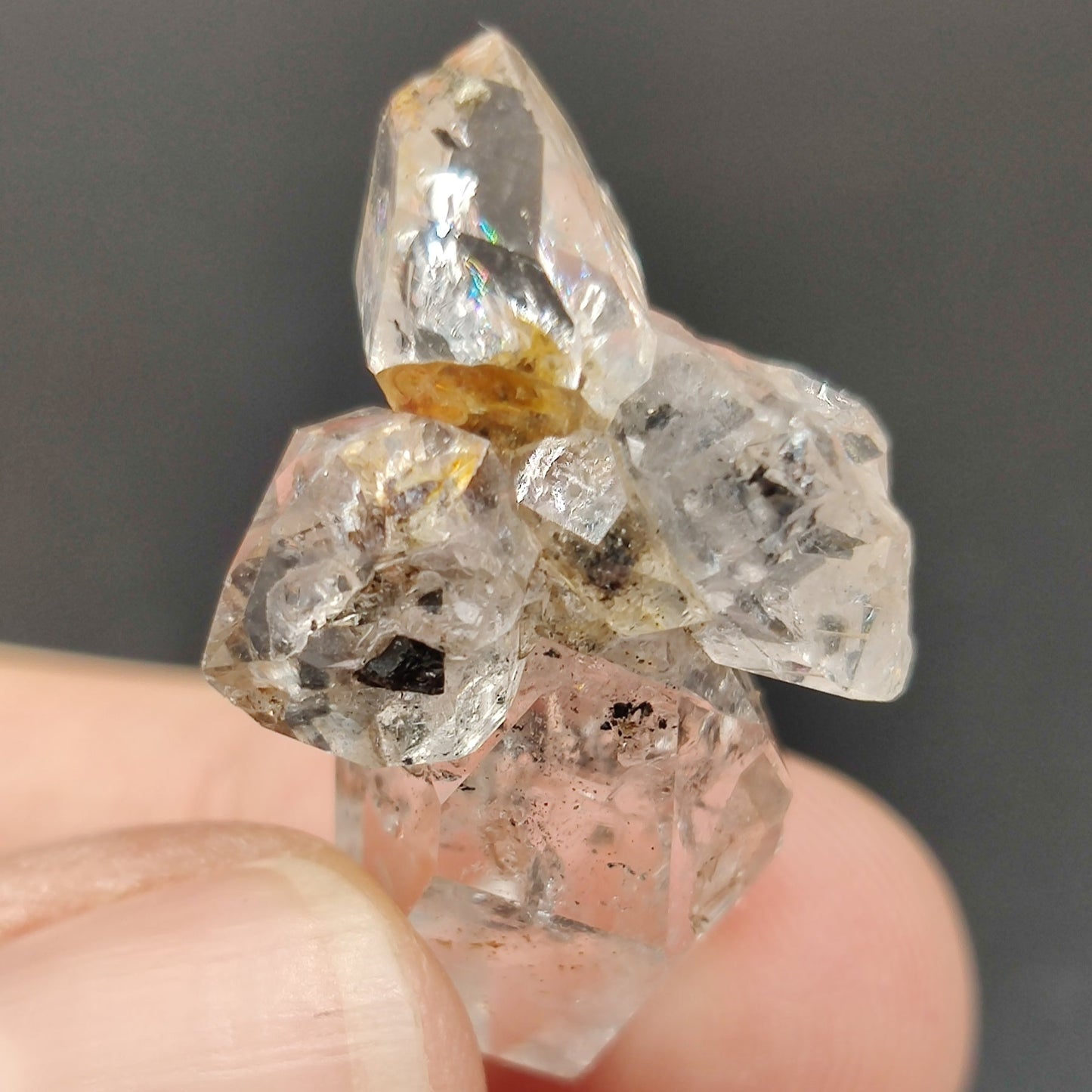 Cuarzo diamante de Herkimer