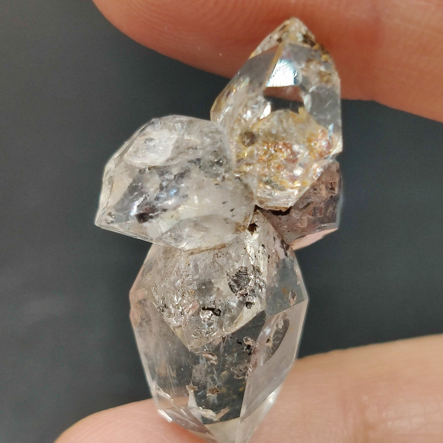 Cuarzo diamante de Herkimer