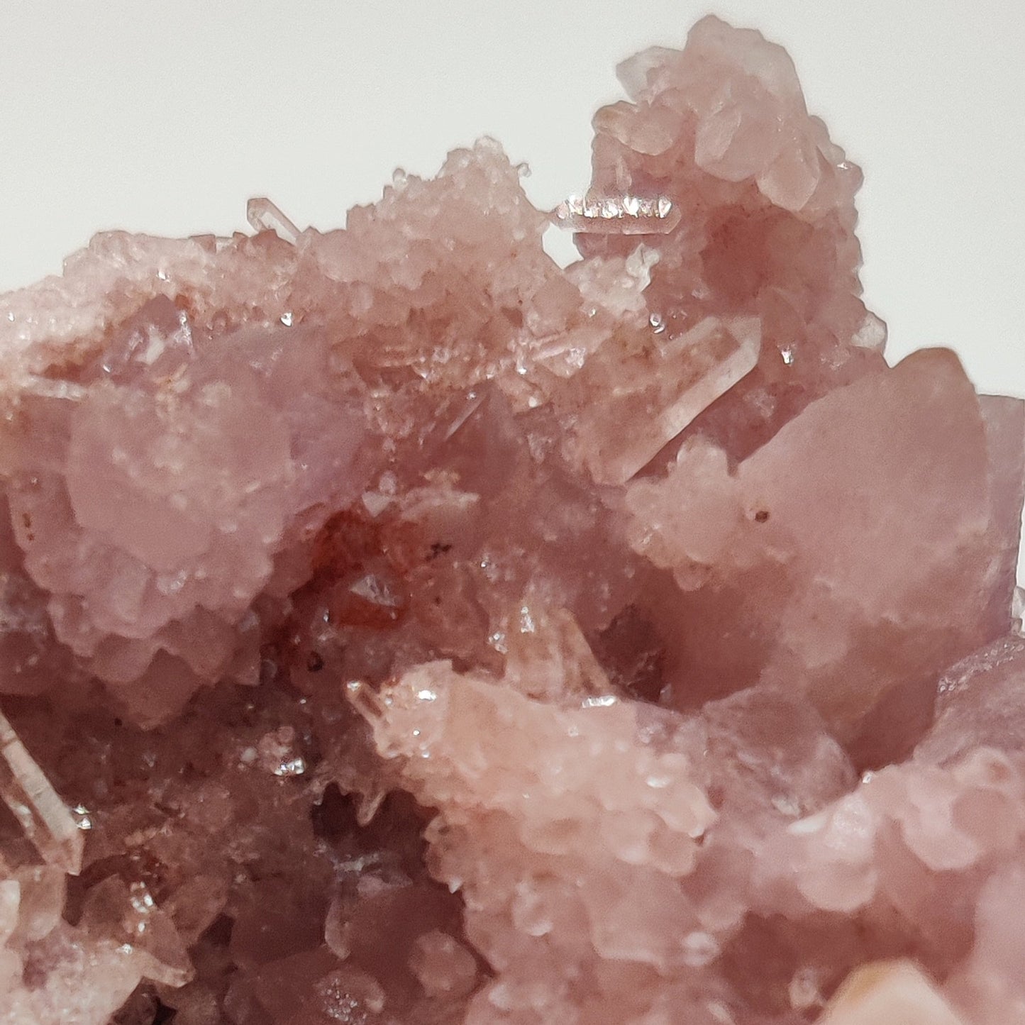 Drusa de amatista rosa