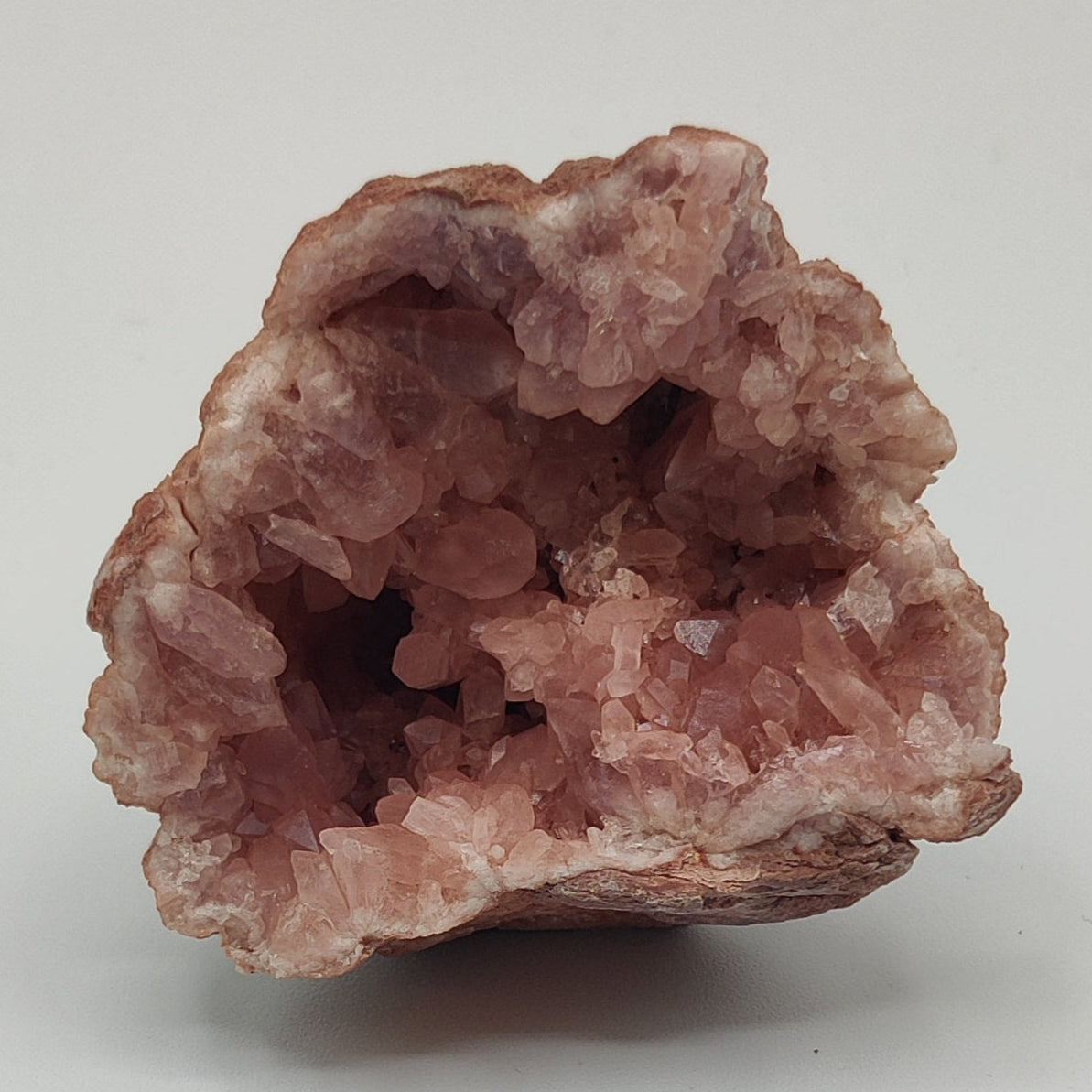 Geoda de amatista rosa