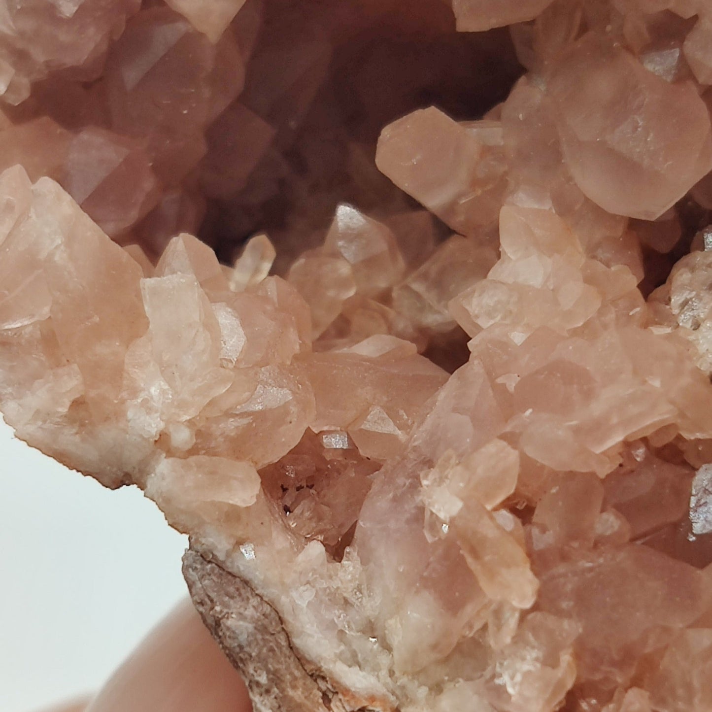 Geoda de amatista rosa