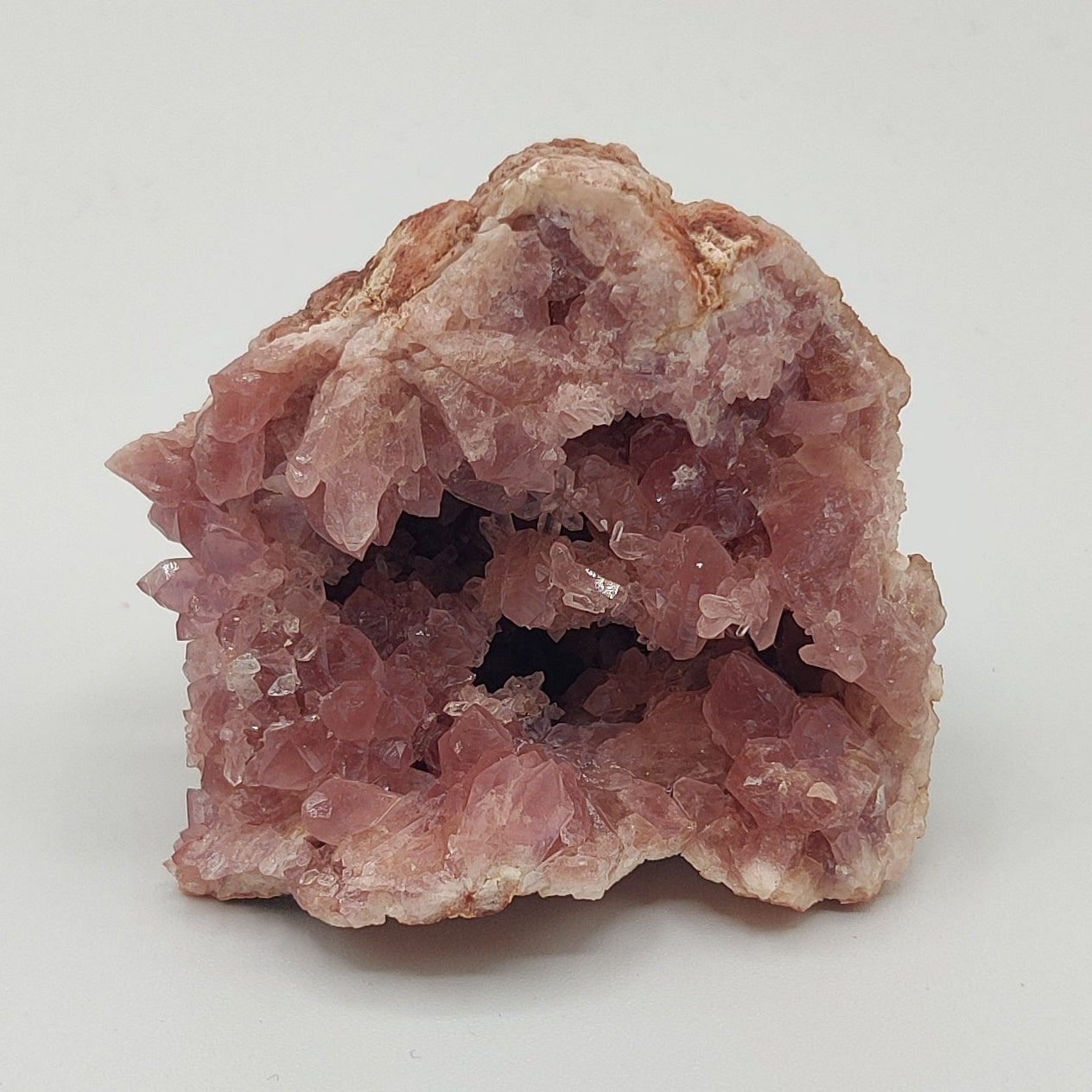 Geoda de amatista rosa