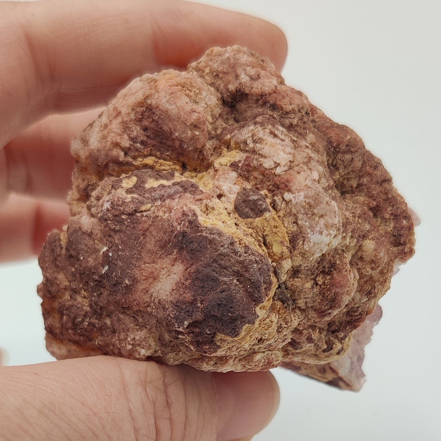 Geoda de amatista rosa