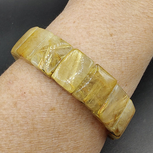 Pulsera de cuarzo rutilado