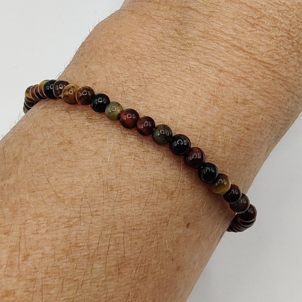 Tres ojos (Ojo de tigre, Ojo de Buey y Ojo de halcón) pulsera