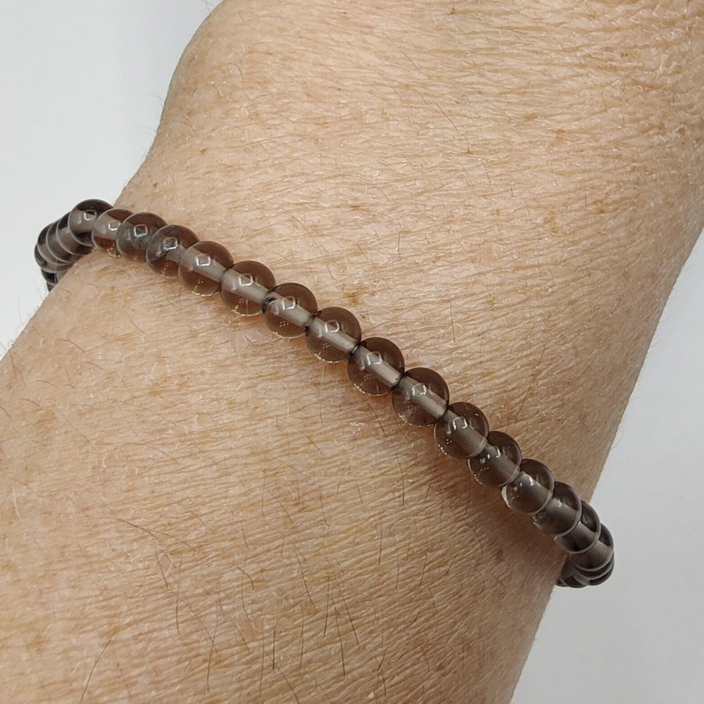Cuarzo ahumado pulsera
