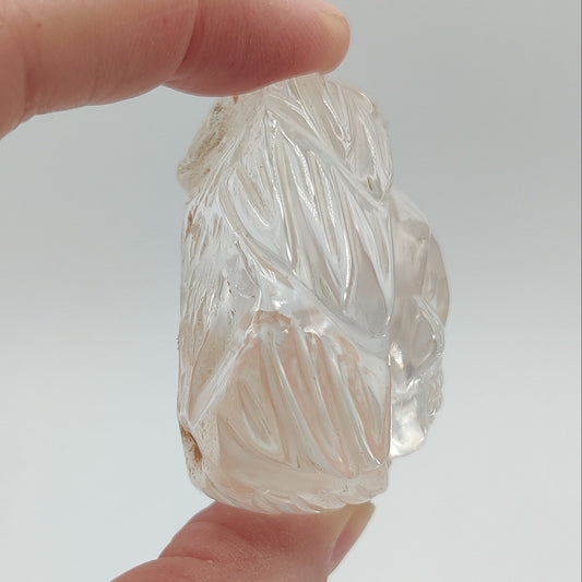 Catrina de cuarzo cristal de roca