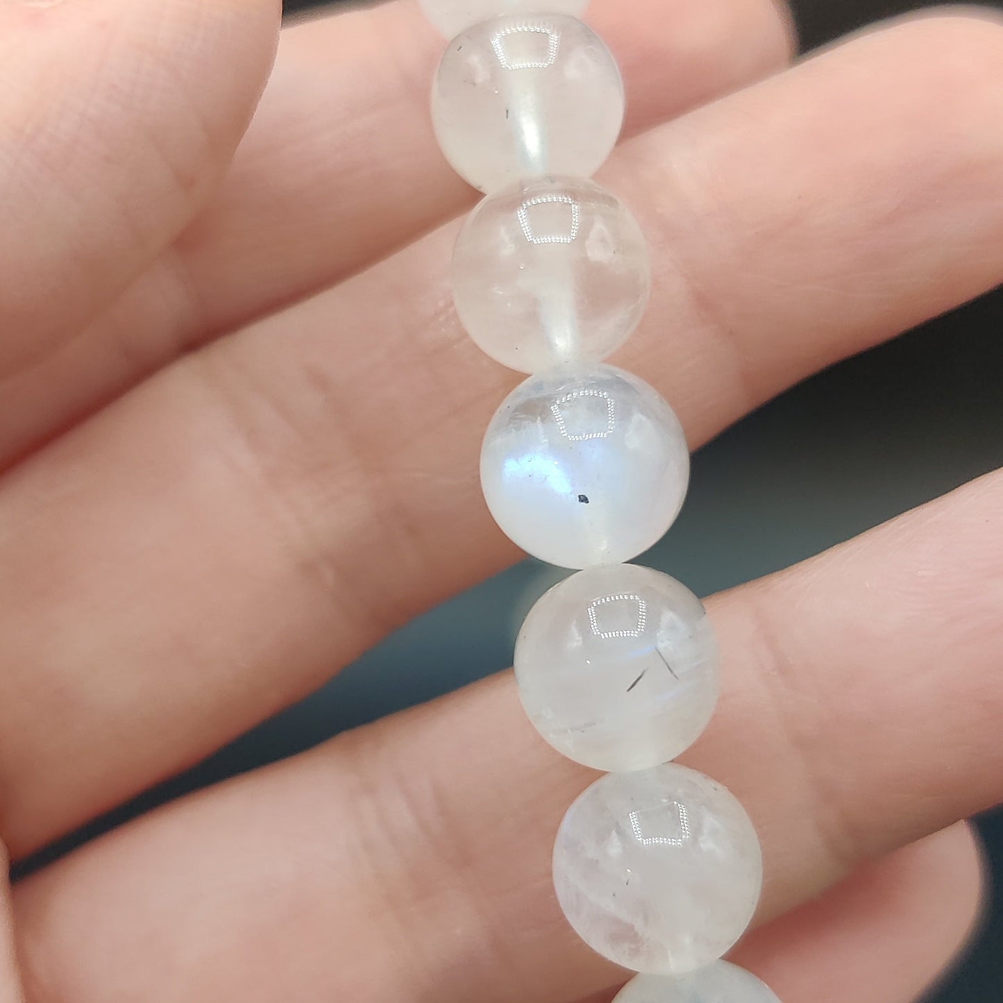 Pulsera Piedra luna arcoiris