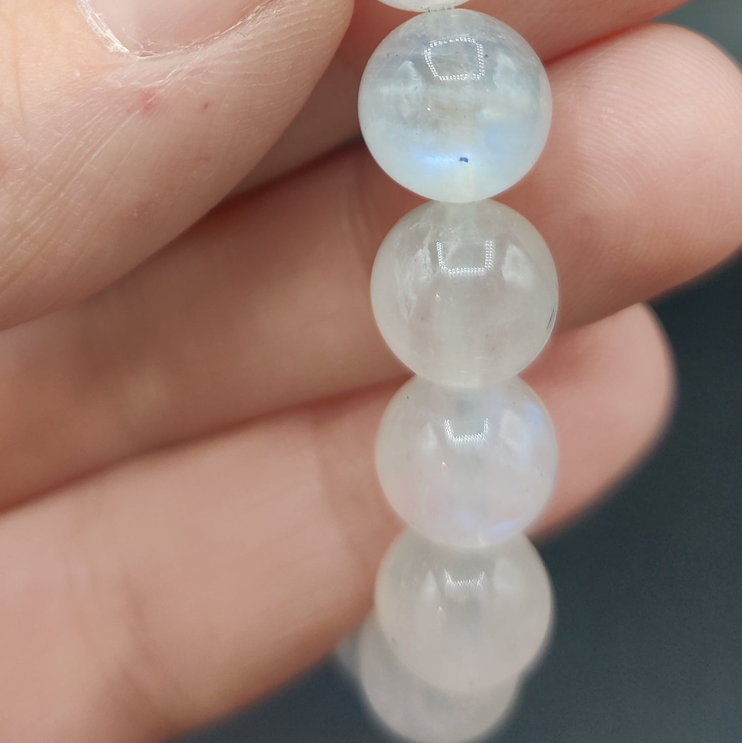 Pulsera Piedra luna arcoiris