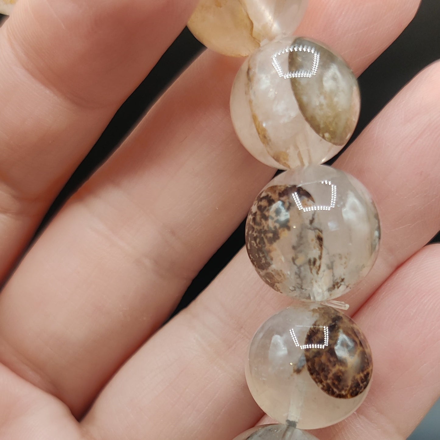 Pulsera Cuarzo con dendritas