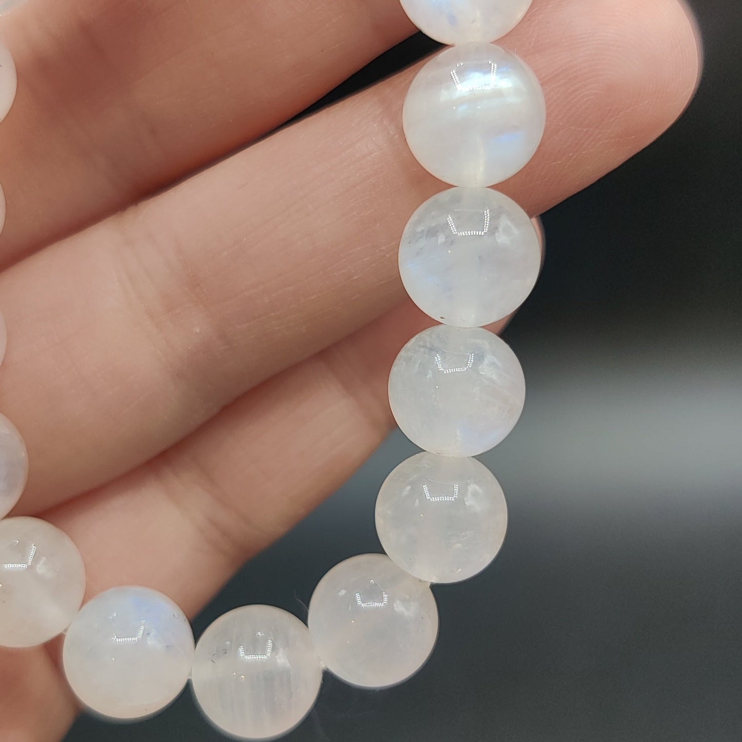 Pulsera Piedra luna arcoiris