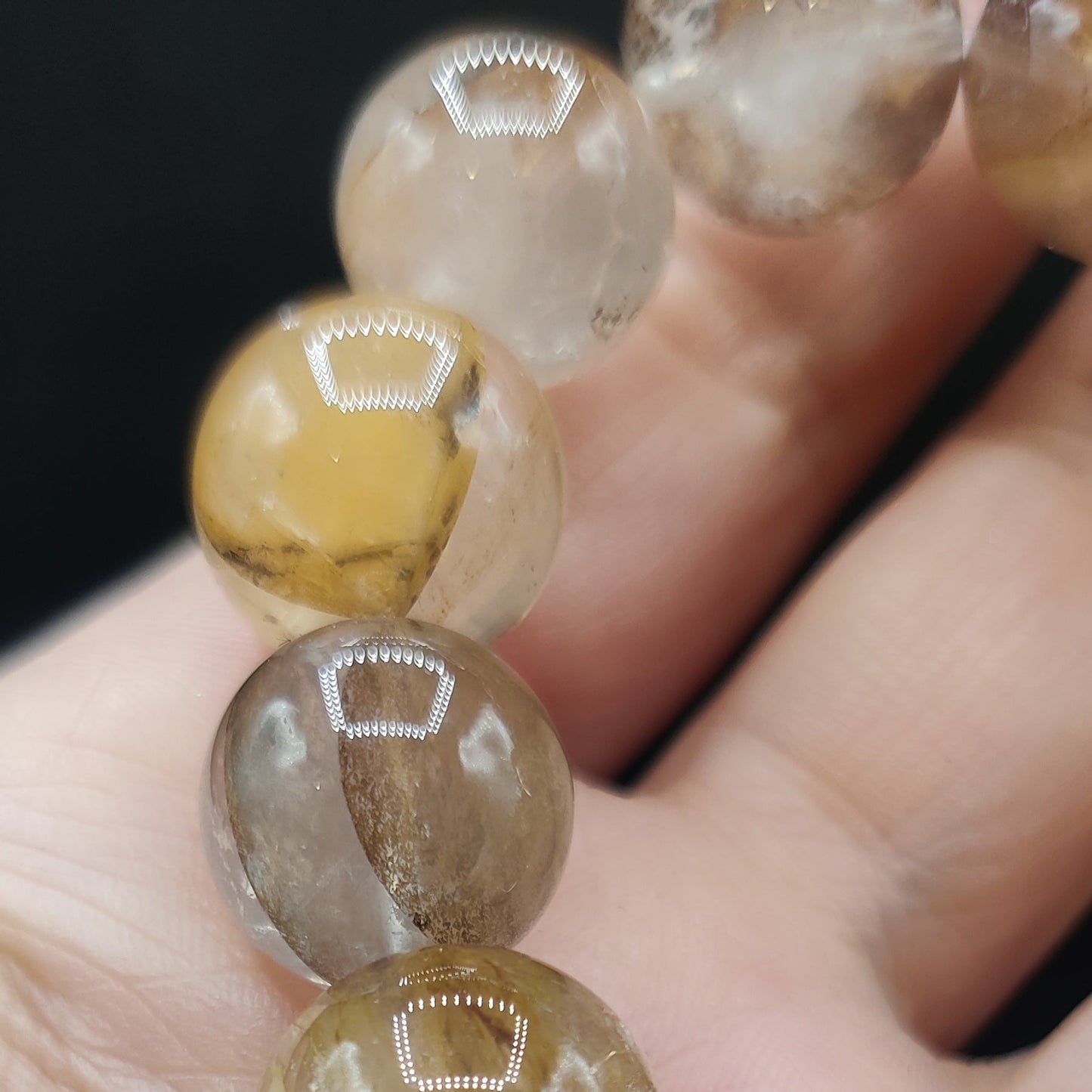 Pulsera Cuarzo con dendritas