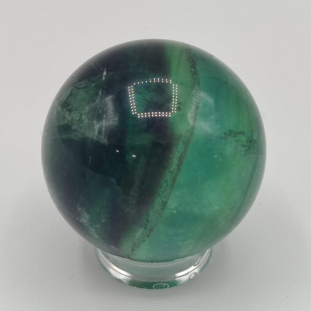 Esfera de fluorita multicolor