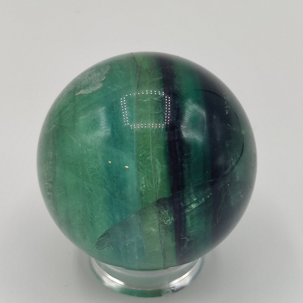 Esfera de fluorita multicolor
