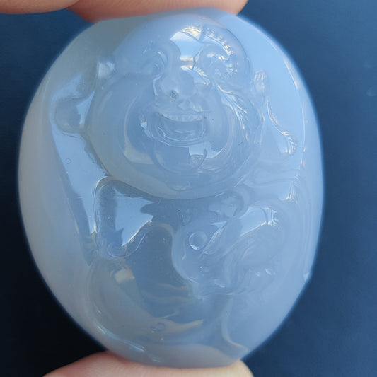 Buda de calcedonia azul