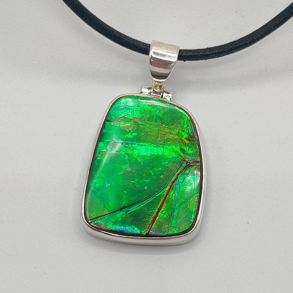Ammolite colgante