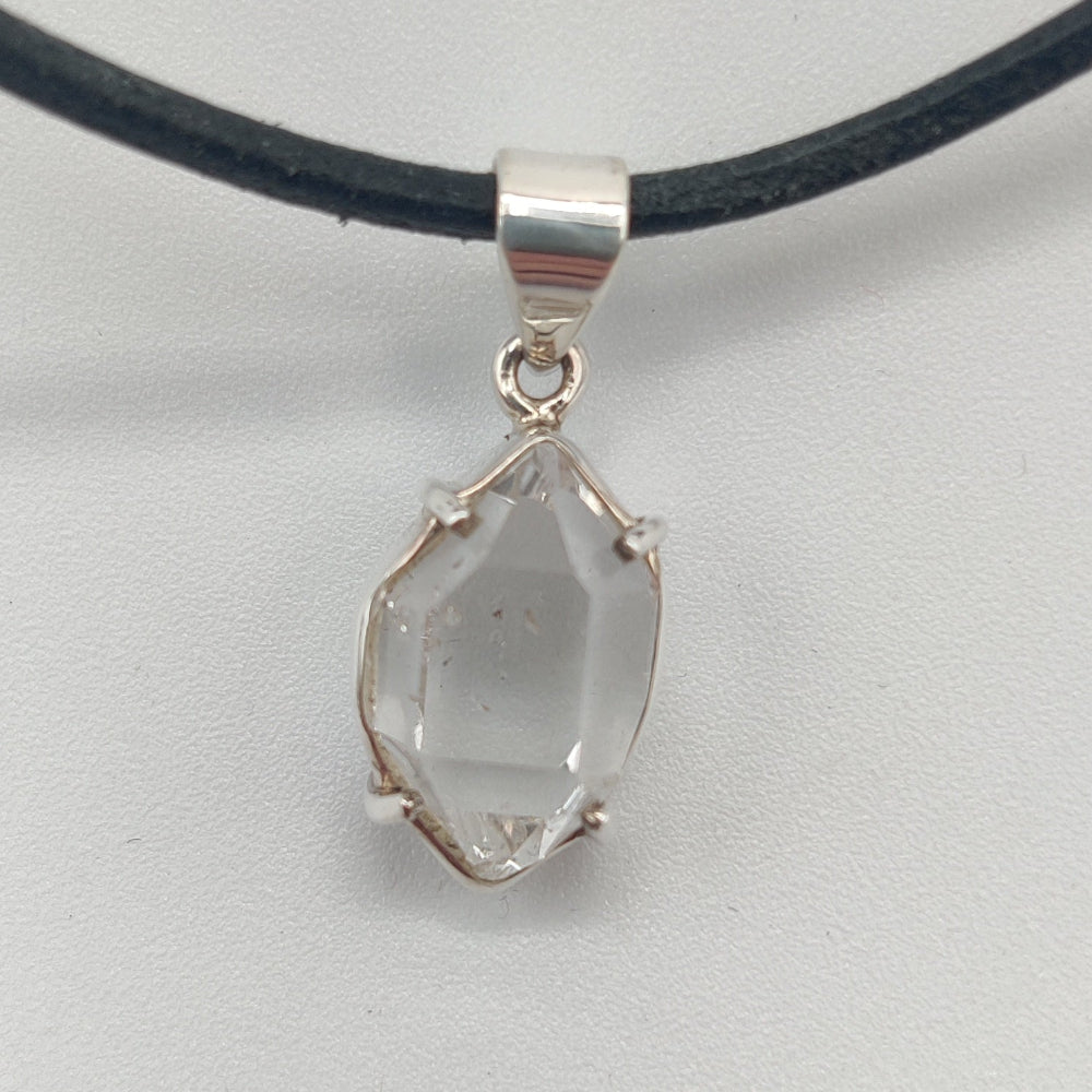 Cuarzo diamante de HERKIMER colgante