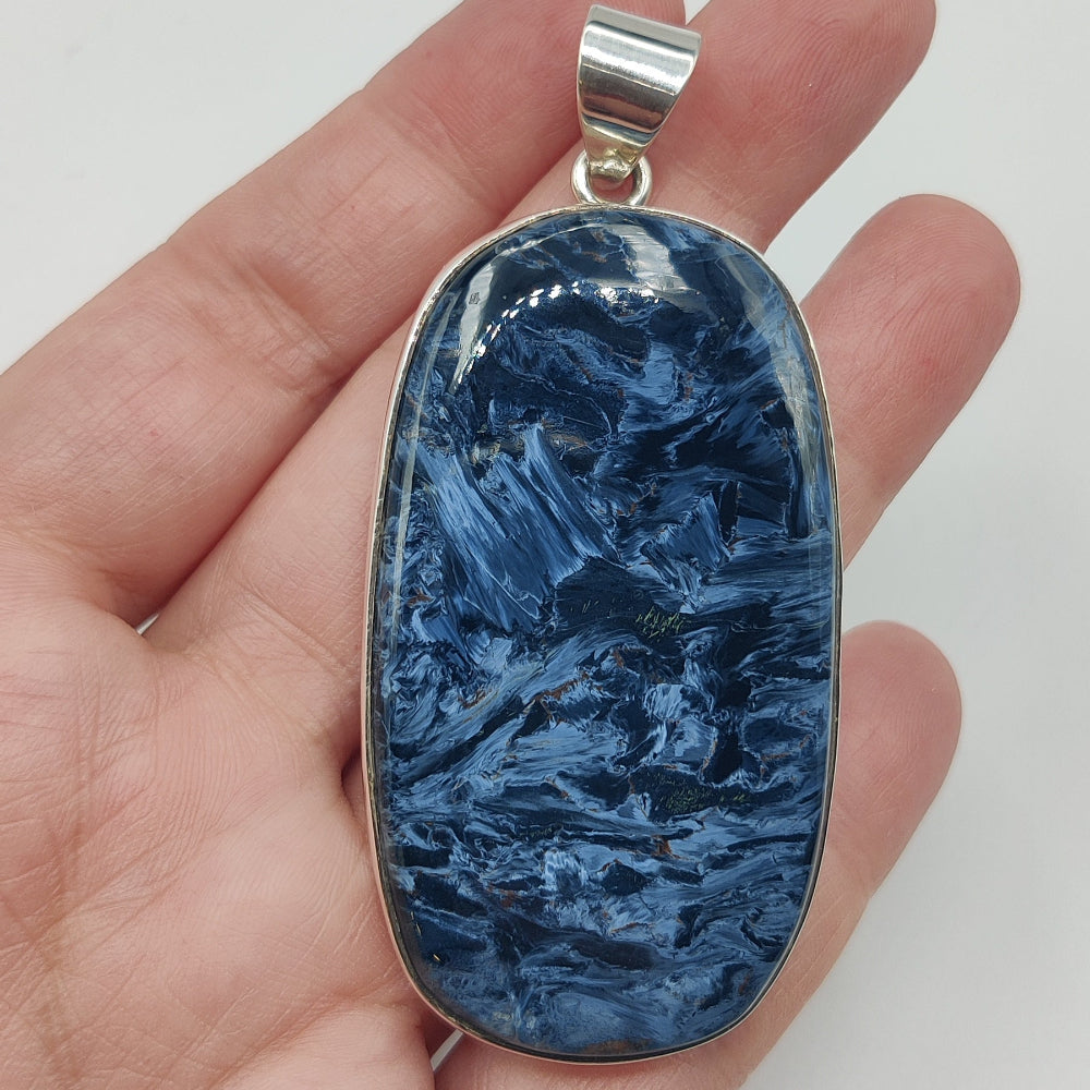 Pietersita azul colgante