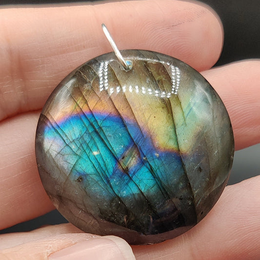 Colgante de labradorita