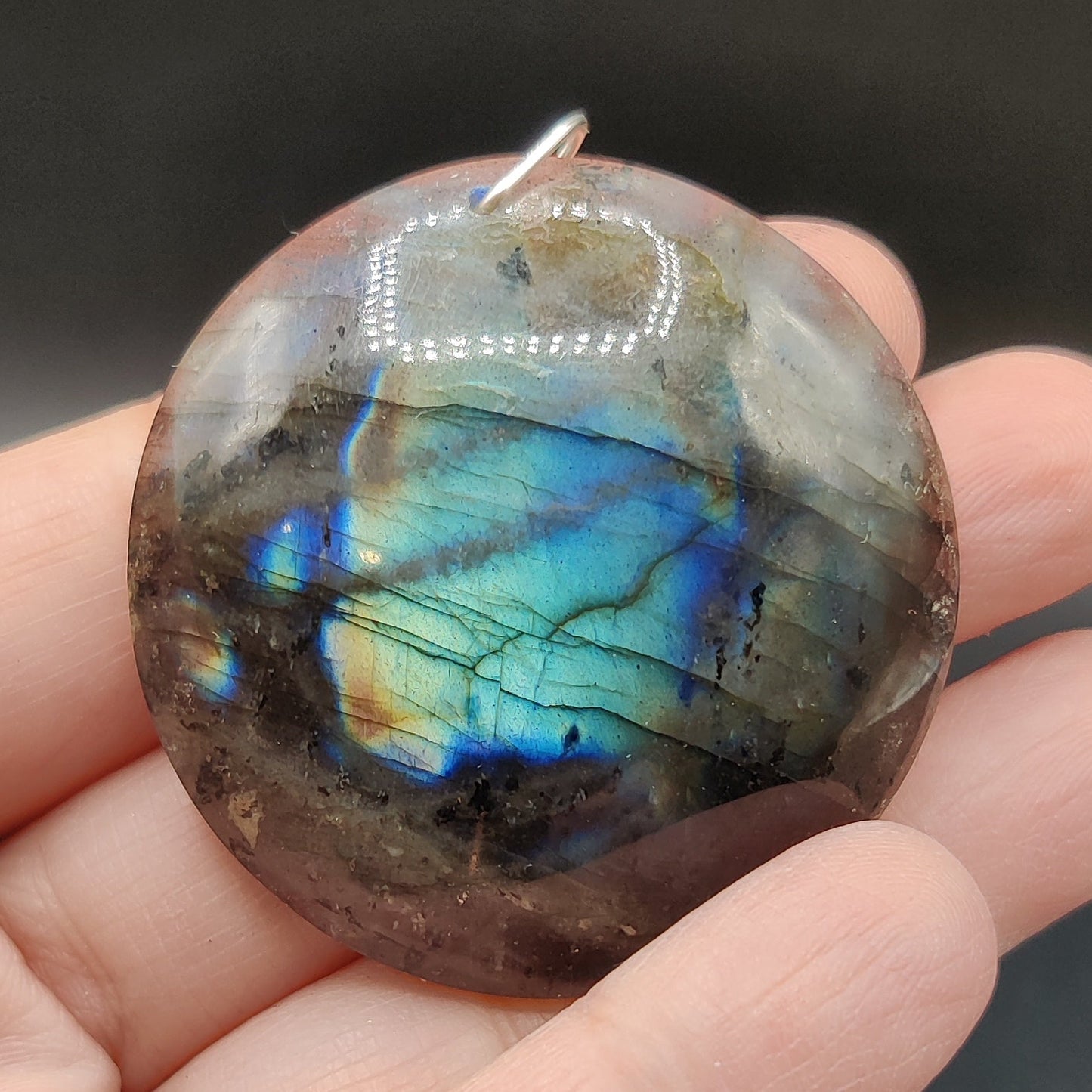 Colgante de labradorita