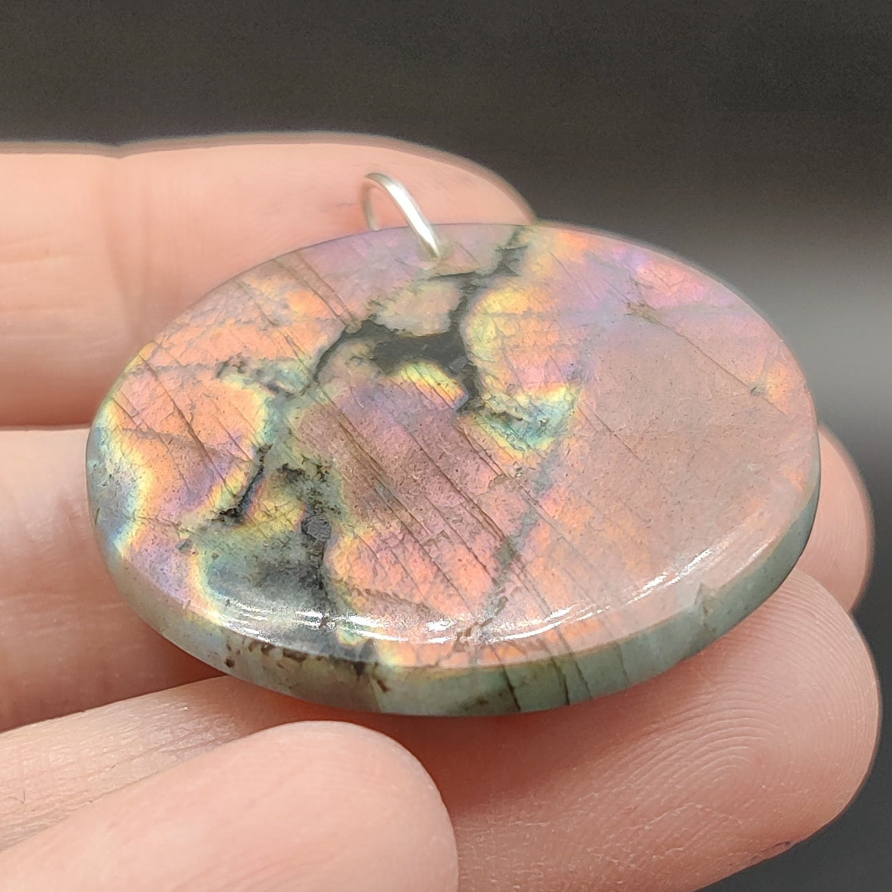 Colgante de labradorita