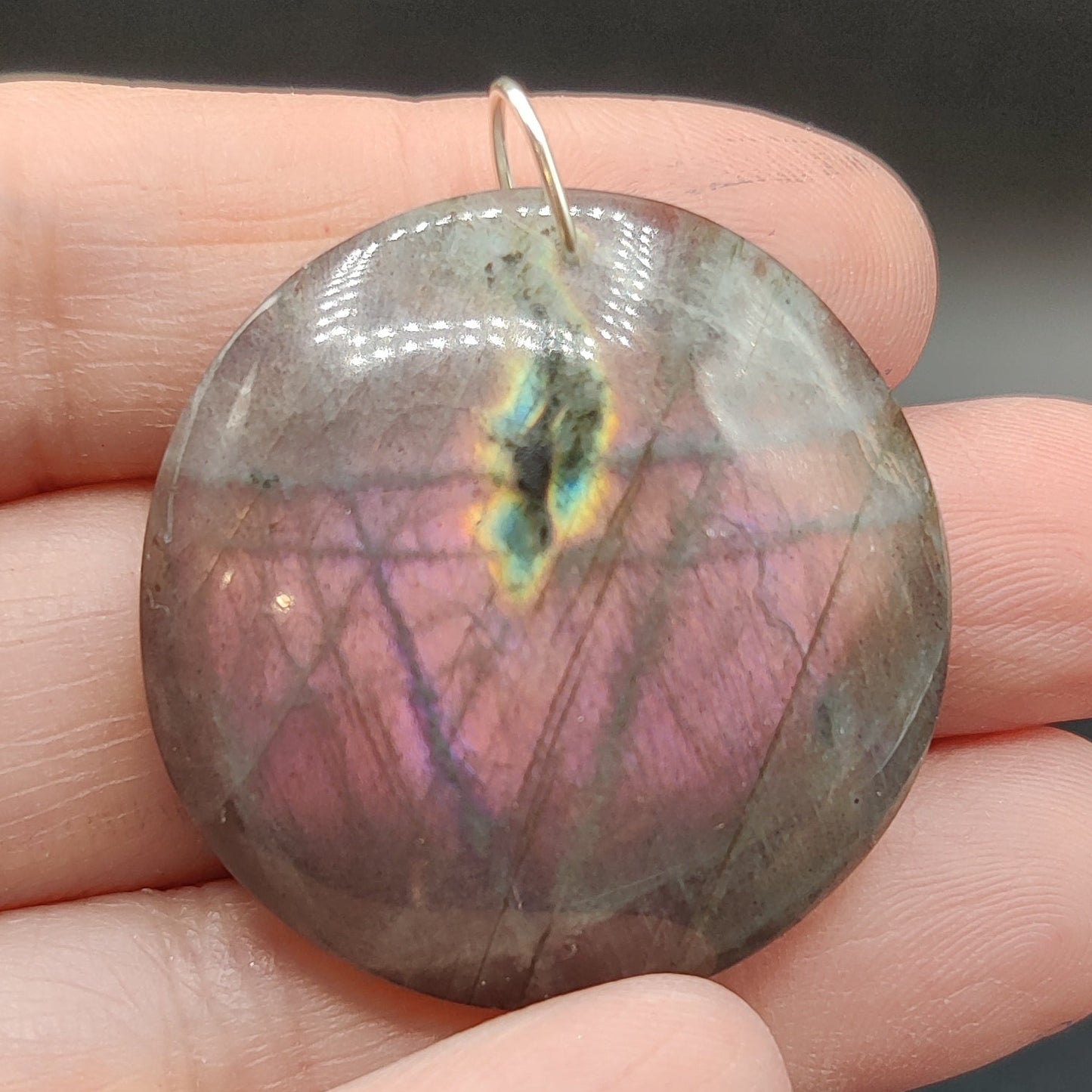 Colgante de labradorita