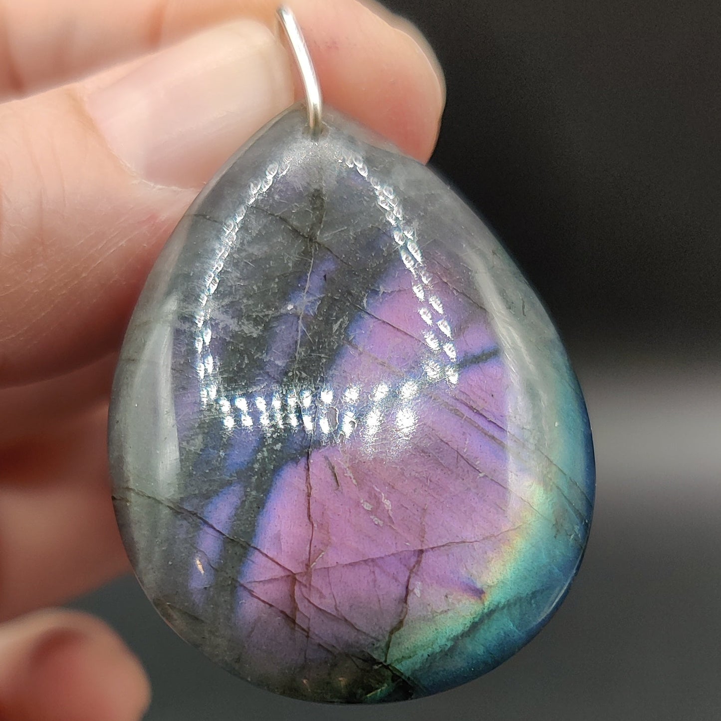 Colgante de labradorita