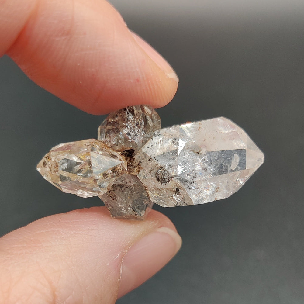 Cuarzo diamante de HERKIMER