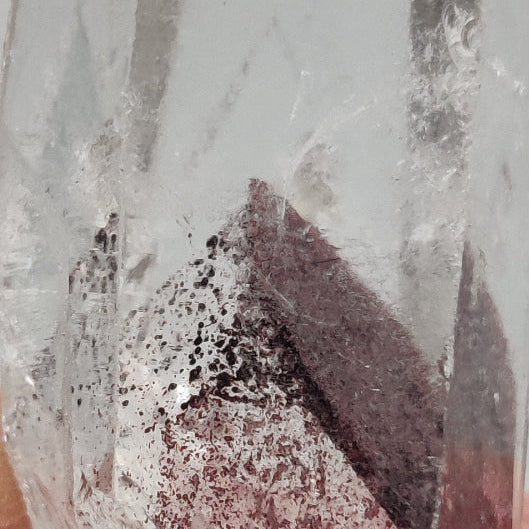 Cuarzo fantasma rojo