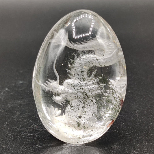 Cuarzo con talla de dragón