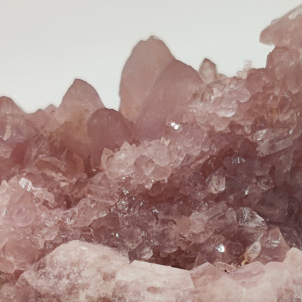 Drusa de amatista rosa