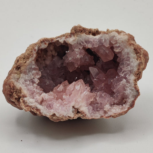 Geoda de amatista rosa