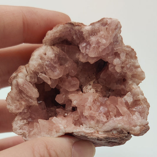 Geoda de amatista rosa