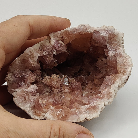 Geoda de amatista rosa