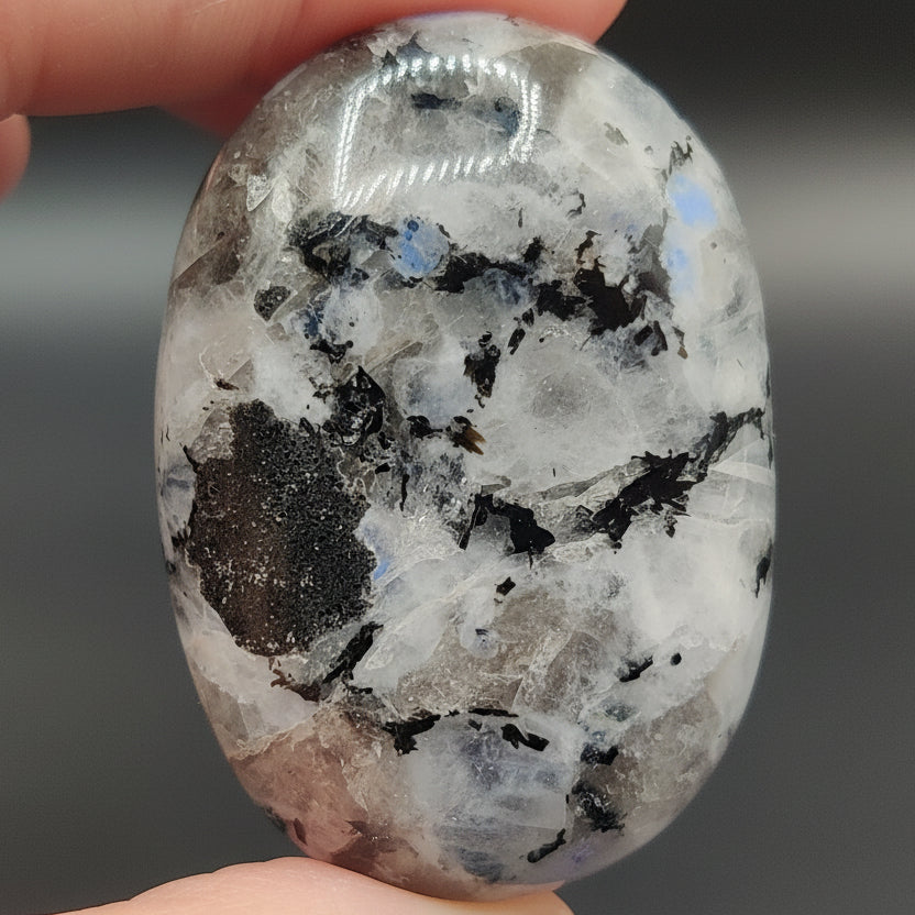 Labradorita blanca (Piedra luna arcoíris)