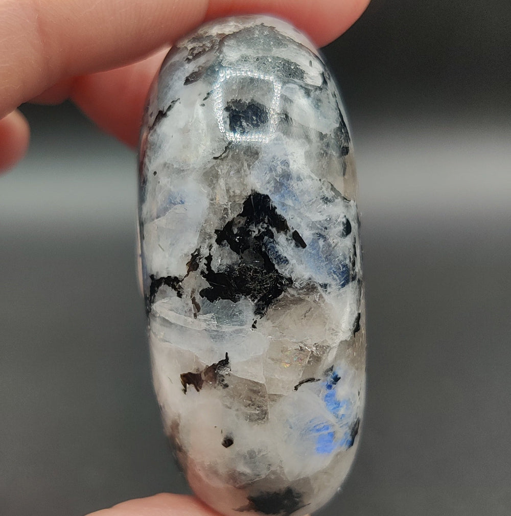 Labradorita blanca (Piedra luna arcoíris)