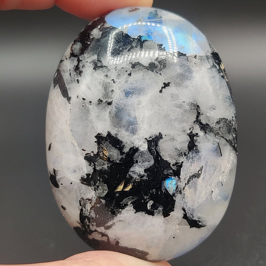 Labradorita blanca (Piedra luna arcoíris)