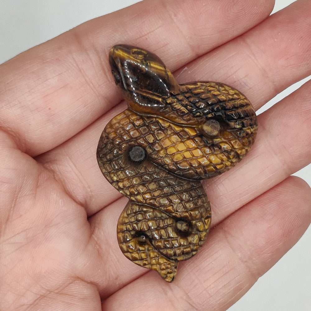 Ojo de Tigre colgante serpiente