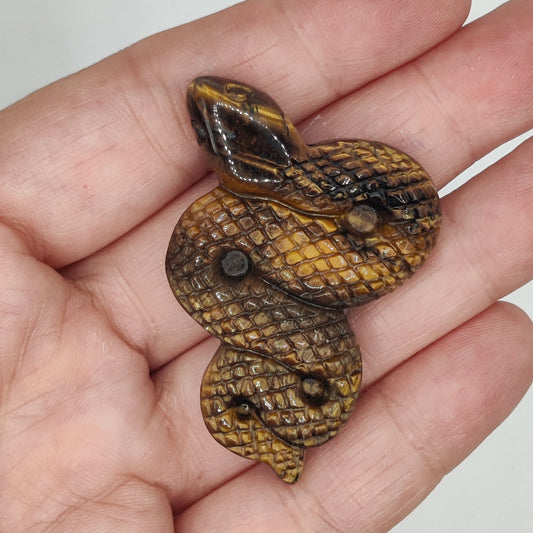 Ojo de Tigre colgante serpiente