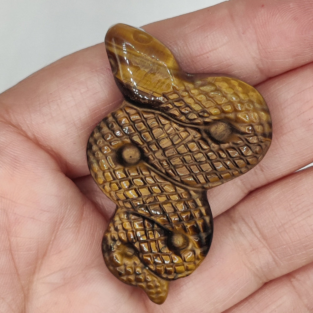 Ojo de Tigre colgante serpiente
