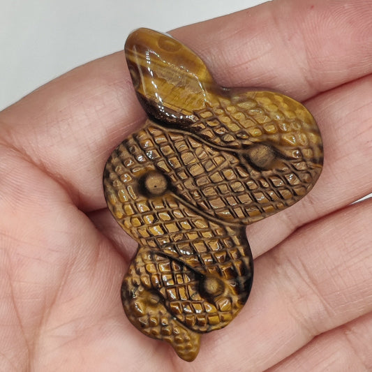 Ojo de Tigre colgante serpiente