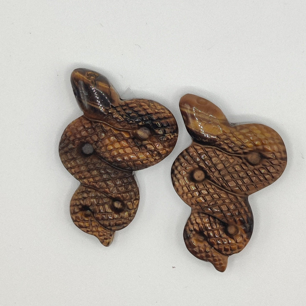 Ojo de Tigre colgante serpiente