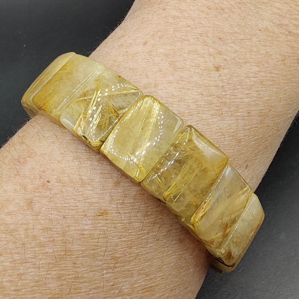 Cuarzo rutilado pulsera