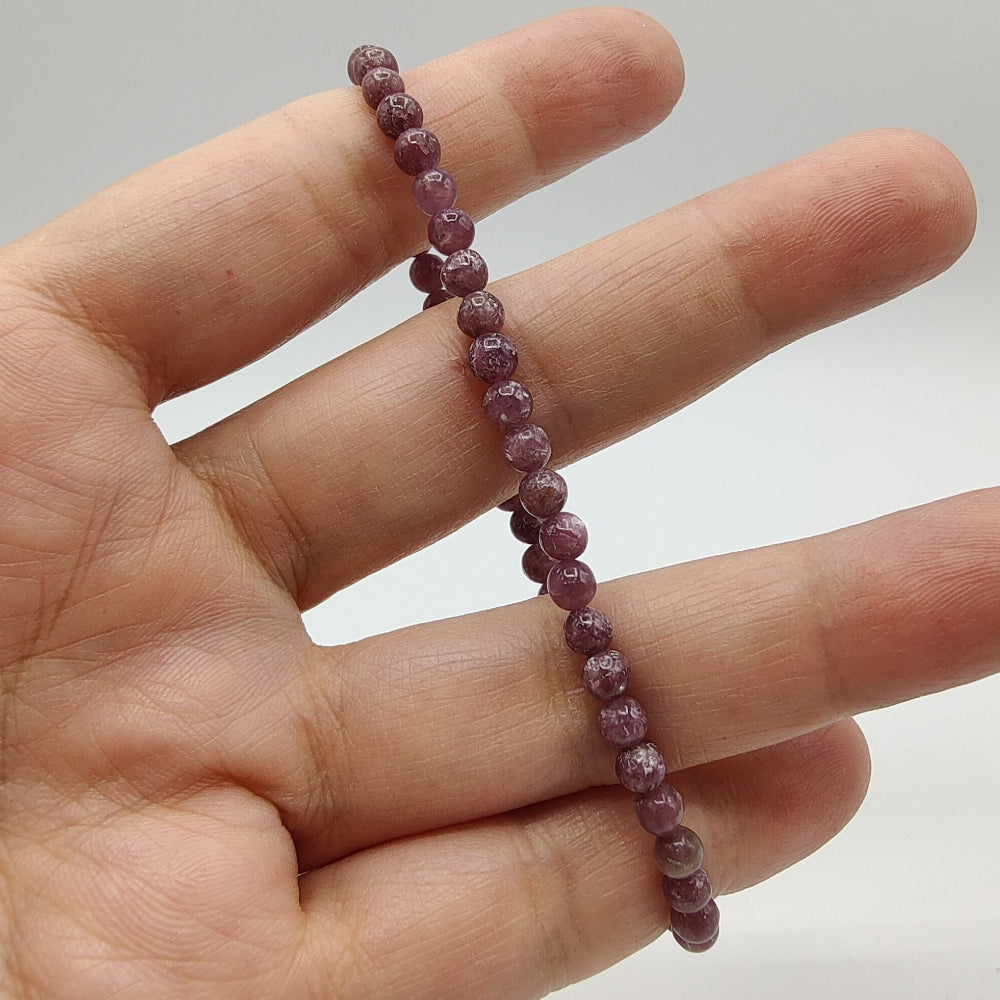 Mica Lepidolita pulsera