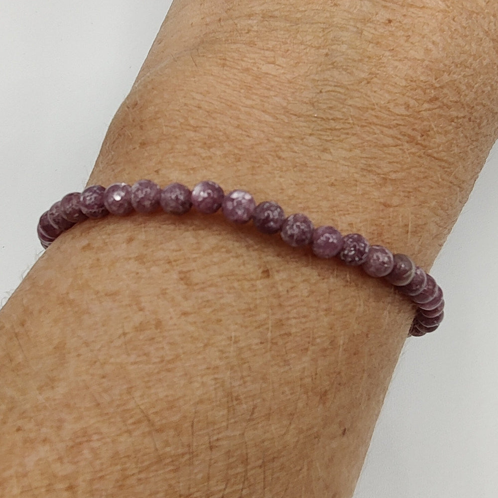 Mica Lepidolita pulsera