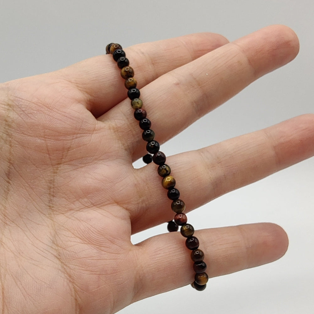 Tres ojos (Ojo de tigre, Ojo de Buey y Ojo de halcón) pulsera