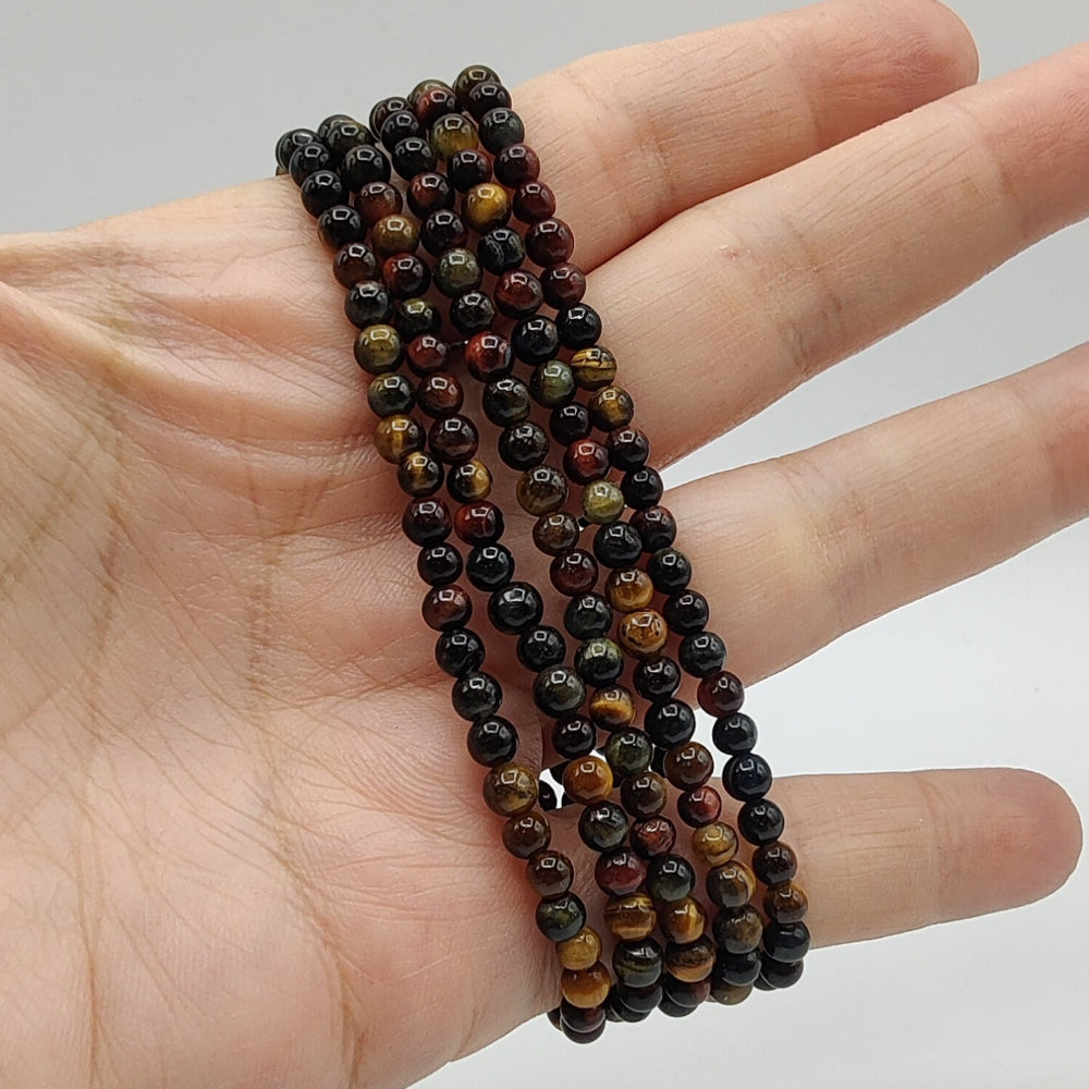 Tres ojos (Ojo de tigre, Ojo de Buey y Ojo de halcón) pulsera