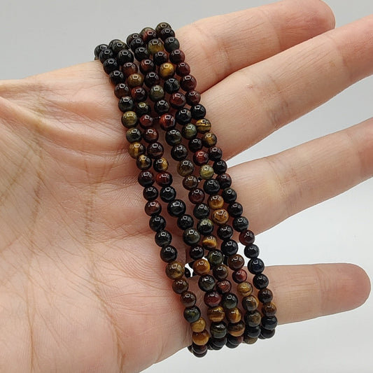 Tres ojos (Ojo de tigre, Ojo de Buey y Ojo de halcón) pulsera